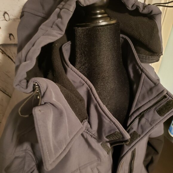 Men's Used Reebok Spring Fall Parka with Hood - Great Condition - Picture 3 of 5